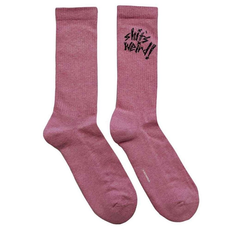 Yungblud Weird! Socks Pink New