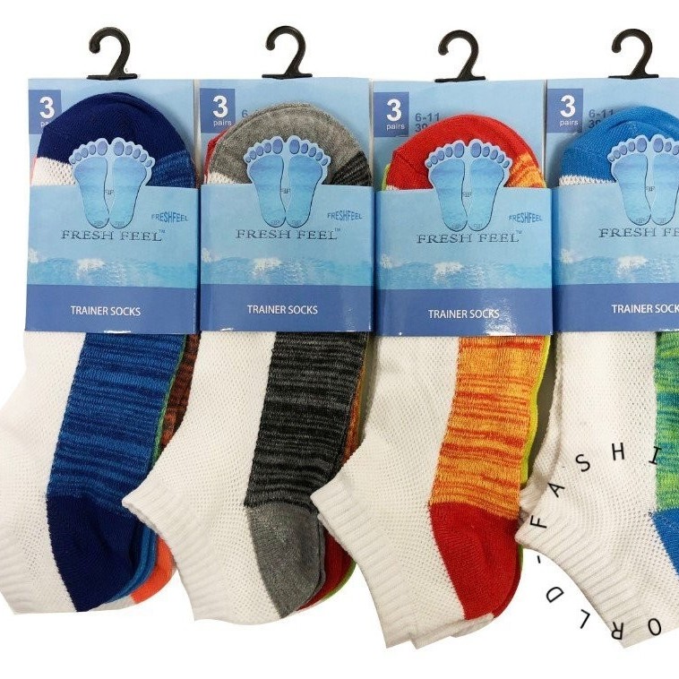6, 12 Pairs Mens Sports Trainer Socks Everyday Wear Cotton Socks UK Size