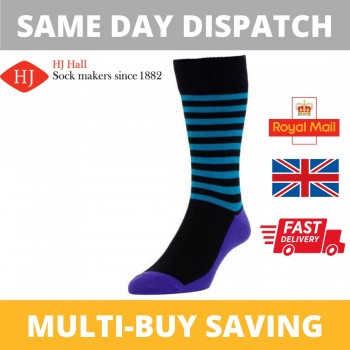 HJ Hall Chunky Cotton Rich Sailor Stripe Socks|Unisex|Multiple Colour Options