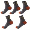 5 Pairs of Comfortable Casual Crew Soft Socks 27cm