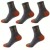 5 Pairs of Comfortable Casual Crew Soft Socks 27cm