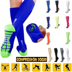 Compression Socks for Women & Men Circulation 15-20 mmHg for Athletic Gym Yoga Running Cycling Walking Standing(1pair)