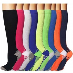 Compression Socks for Women & Men Circulation 15-20 mmHg for Athletic Gym Yoga Running Cycling Walking Standing(1pair)