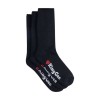 12 X Kinggee Men's Bamboo Black Work Socks 7-12