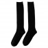 Women Student Casual Breathable Ribbed Knitted Knee High Stockings Long Socks