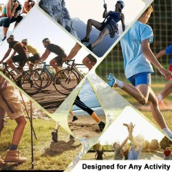 1-5 Pairs Ankle Compression Socks for Men & Women - Best Plantar Fasciitis Socks for Athletic Sport Running, Travel, Cycling, Hiking
