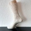 4 Pairs Of Men's Linen Socks 50% Linen 50% Cotton Without Rubber Beige 39 - 46