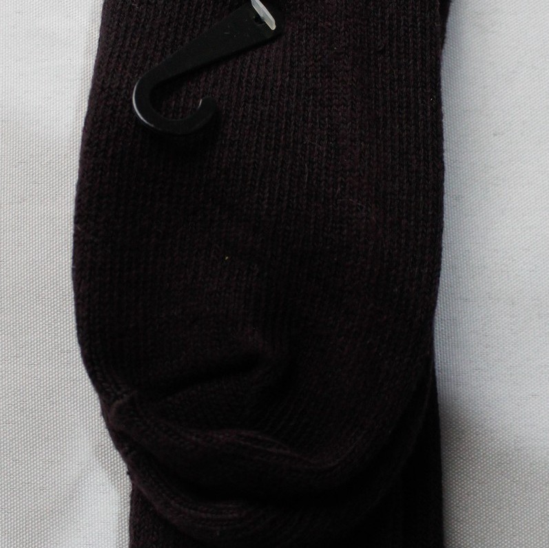 Maggies Organics Unisex Comfortable Long Lasting Crew Socks BM7 Eggplant Large