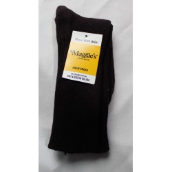 Maggies Organics Unisex Comfortable Long Lasting Crew Socks BM7 Eggplant Large