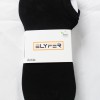Elyfer Unisex 4-Pack Thin Bamboo Crew Length Ankle Socks DH3 Black 8-10 NWT