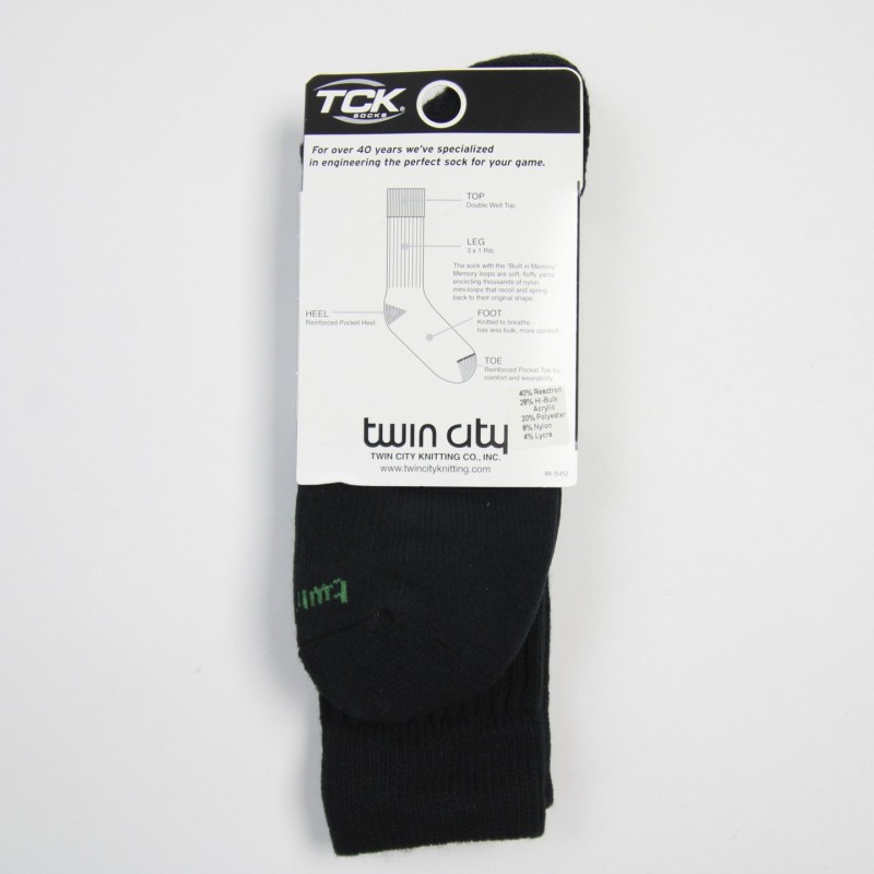 TCK TCK Performance Socks Men's Black New with Tags