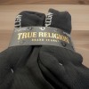 True religion- 12 pack half cushion mid crew socks black for shoe sizes 8-12.5