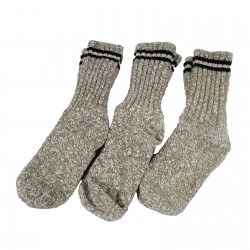 Wool Knit Socks M Ribbed Stripe Unbranded NEW without tags cozy warm
