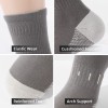 Mens Socks Cushioned Work Socks Walking Socks Womens Crew Athletic Socks for