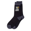 Padel Never Underestimate Old Guy Men's Black Socks Fun Father's Day