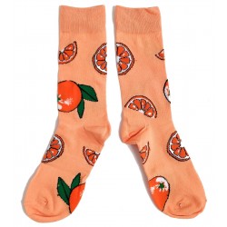 Mens Fruity Oranges Citrus Orange Socks 6-10 UK / 39-44 Eur / 7-11 US