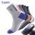 5 Pairs Men’s Sports Socks – Breathable Sweat-Wicking Athletic Socks, Lightweigh