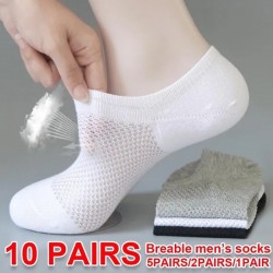 New Men's and Women's Boat Socks Lined with Low-cut Invisible Invisible Socks Summer Breathable Three-color Leisure