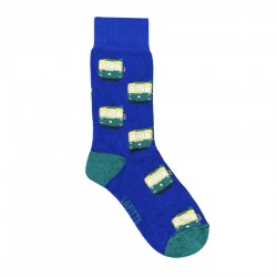 845075 AUSTRALIAN TRAM LAFITTE PATTERNED SOCKS COMBED COTTON MENS SIZE AU 6-11