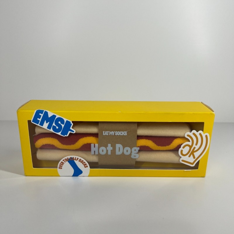 Eat My Socks Hotdog novelty socks one size fits most adult 1 pack pair gift