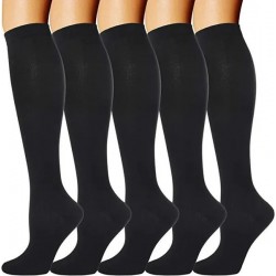 2/5/6/8 Pair 15-30 Mmhg Compression Socks for Women & Men Circulation Best Support for Athletic Running Cycling L-XXXL