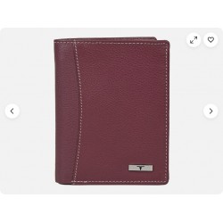 New Premium Quality Bi-fold Leather Wallet Men Brown