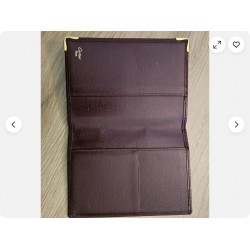 Cartier Must de Cartier Red Leather 4CC Card Holder Wallet Luxury