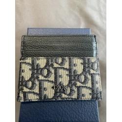 Card Holder Jacquard Oblicuo 6 en Beige y Black