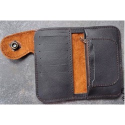 Leather Biker Wallet Chain Handmade Leather Wallet Mens Bifold Wallet Gift 102