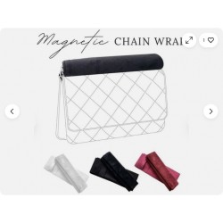 WOC (Wallet on Chain) Chain Wrap, Bag Protector, Velvet, Magnetic Closure, New
