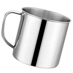 Stainless Steel Water Cup: Compact And Drinking Mug For Camping Hot