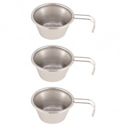 3pcs 50ml Stainless Steel Wine Cups Water Mug Outdoor Camping Mug