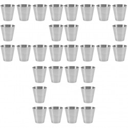 3 Pieces Stackable Water Cup Steel Stainless Picnic Cups Foldable Camping