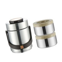Stackable Nonrust Steel Food Heat Capacity Leak proof Insulated Lunch Container For Hot Soup Meals Travel Hiking