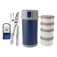 Stainless Steel Insulated Lunch Box Food Storage Container with Venting Valves