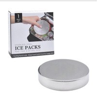 Ice Packs for Lunch Boxes Reusable Stainless Steel Ice Packs for Coolers, Camping, and Picnic Baskets Metal lunch box Ice Packs Keep Food and Drinks