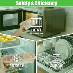 Leak Proof Stainless Steel Lunch Container 3 Compartment 600ml Bentos Box