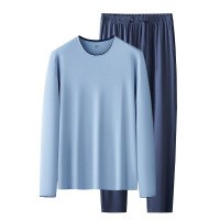 Men's Modal Pajama Set: Two-Sided Comfort, Lightweight Loungewear & Sleepwear