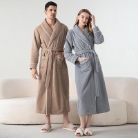 Pajamas, Women's Bathrobes, Men's Couple's Pajamas, Autumn and Winter Men's and Women's Bathrobes, Home Clothes
