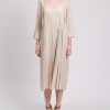 RRP 361 Midi Dress IT44 US8 UK12 L Beige Lined Made in Italy