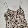 Leopard Skater Dress AU12 M 100 Viscose Boho Mini