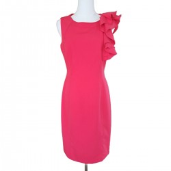 Women's Pink Midi Dress Size 4