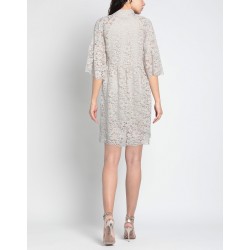 Women's Ivory Lace Mini Shift Dress Size 40
