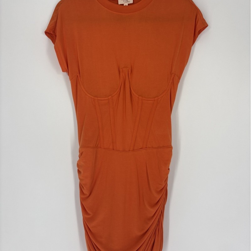 Khloe Mini Dress - Orange, Short