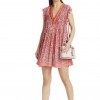 Poupette St. Barth Sasha Pink Floral Mini Dress XS