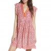 Poupette St. Barth Sasha Pink Floral Mini Dress XS