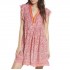 Women's Pink Floral Mini Dress Size XS