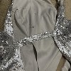 Silver Sequin Gown FLAW C139 Dress