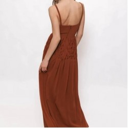 Women's Brown Maxi Dress Size 4