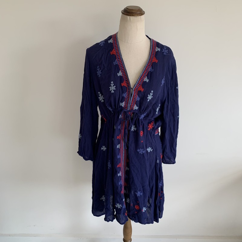 Brand Dress Navy Blue Boho Dress